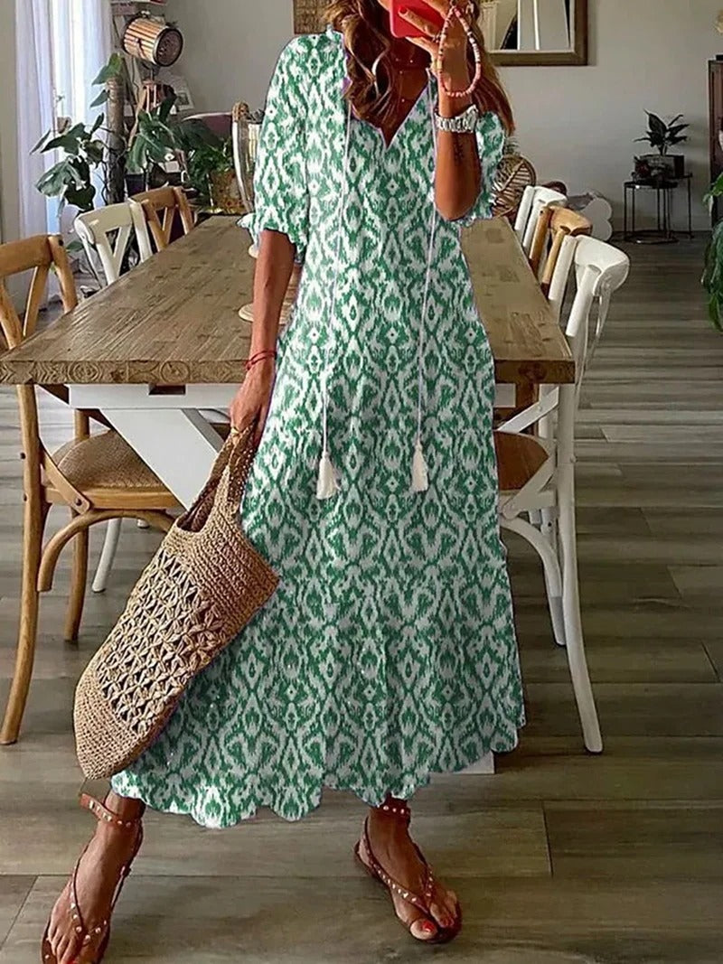 WW | Bequem Und Stilvolles Sommerkleid Mit Druck