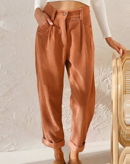 WW | Stilvolle Cord-Hose mit Relaxed Fit für Damen