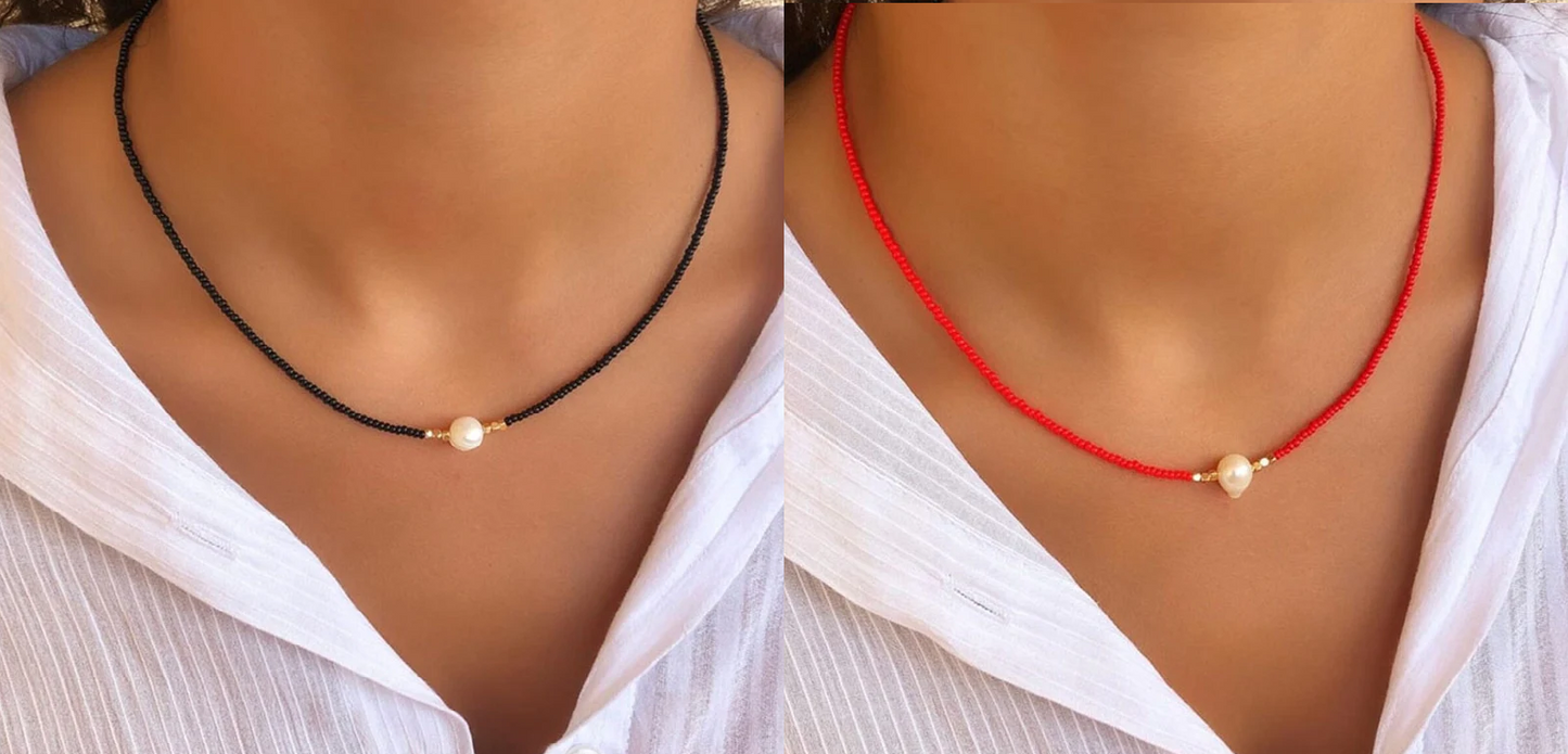 WW | Necklace With Natural Pearls